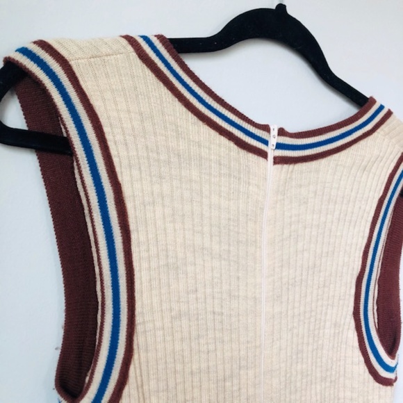 FOSSIL Vintage Soft wool Fit & Flare Sweater Dress - Picture 4 of 7